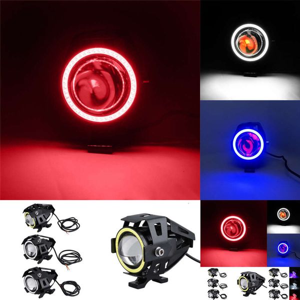 2024 Lámpara de automóvil eléctrico de motocicleta U7 Lente LED Fareo LED 15W Luces de conversión de la bombilla LED LED LED