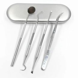 2024 Mirador de la boca pinchazos de la sonda del codo Cimpuera de los dientes Deshabilitación Herramientas de odontología Set1.Kit de instrumentos de higiene dental