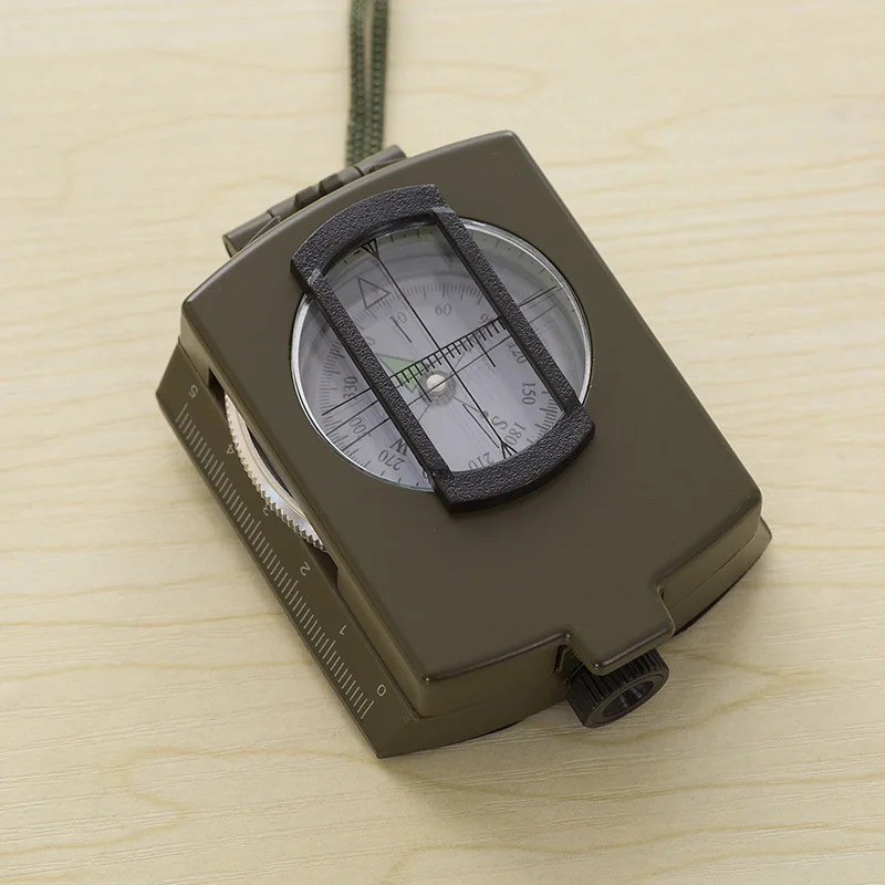 2024 Mulitifunctional Outdoor Survival Professional Military Waterproof Compass For Tourism and Camping with Extra Powerful Luminous 1.