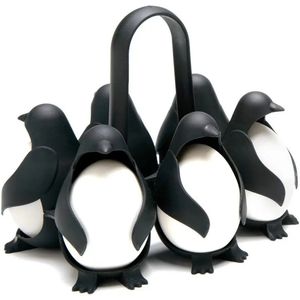 Support de rangement d'œufs de cuisine multifonctionnel en forme de pingouin, cuiseur d'œufs, réfrigérateur, étagère de rangement, cuiseur d'œufs, accessoires de cuisine, 2024