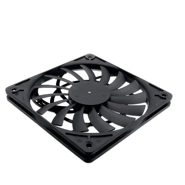 2024 MUTE 120 mm 12 cm Ventilador de enfriamiento PWM Slim 12 mm, nuevo 120x120x12 mm DC 12V 0.20A 1400 rpm Case de PC de la computadora Enfriador silencioso