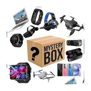 2024 Mystery Box Altavoces portátiles Lucky Electronics Cajas aleatorias Regalos sorpresa de cumpleaños para ADT como drones Smart Watches Bluetooth Dhicn