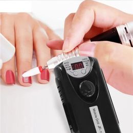 2024 nagelboormachine Elektrische draagbare nagelbestand Oplaadbare nagelschuurder voor gel nagels polijsten voor thuismanicure salon elektrische nagel