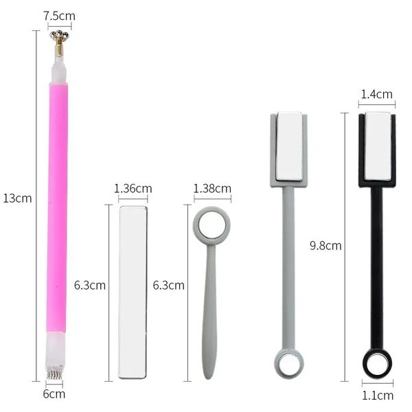 2024 Outils d'amélioration des ongles Nouveaux ongles de chat Récolon de ongle Glue Fancy Multi fonctionnelle Amélioration des ongles Aimant pour l'œil de chat