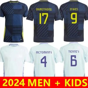 2024 Equipo nacional Robertson McGinn Soccer Jersey Escocia Camisetas de fútbol 24 25 Home Scottish Home Away Adams Christie McGregor McKenna Dykes Men Kids