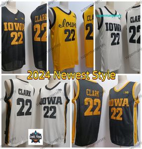 2024 Ncaa Iowa Hawkeyes basketbalshirt Dames Jersey heren Jersey jeugd Jersey 22 Caitlin Clark goed