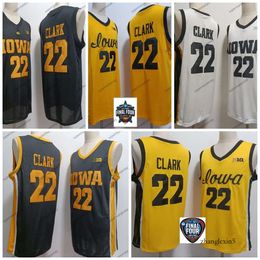 2024 NCAA Iowa Hawkeyes Basketball Dames Men Jeugdjersey 22 Caitlin Clark Go 82