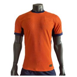 2024 Nederlandse spelersversie voetbalshirts Mens F. de Jong de Ligt Virgil Frimpong Football Shirt Holland Memphis Gakpo Ake Kit Uniform