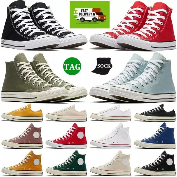 2024 Nouvelles chaussures de sport classiques des années 1970 pour hommes et femmes Star Chuck 70 Chucks 1970 Big Eyes Taylor All Sneaker Platform Stras Shoe Nom commun Mens Campus Canvas Sn 97s7