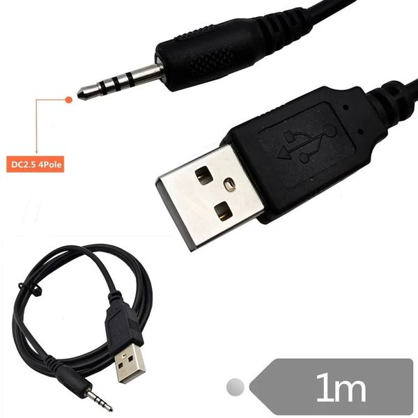 2024 NOUVEAU 1PC NOUVEAU CORDE DE Câble d'alimentation du chargeur USB de 2,5 mm pour Synchros E40BT / E50BT casque J56BT S400BT S700 Facile à utiliser CE1789 durable pour Synchros