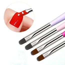 2024 Nouveau 1PCS Nails Art Brush Pen 3D TIPS PRATEUR PHOTOLAPIE ACRYLIQUE GEL UV EXTENSION BUILDER LE TACTION PEINTURE PENS