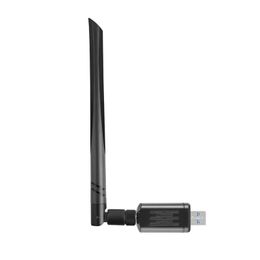 2024 Nieuwe 2.4G / 5.8G WiFi USB 3.0 Adapter Draadloze AC 1200 Mbps Netwerkkaart RTL8812BU Hoge versterking Antenne -ontvanger voor Windows Mac OS voor WiFi