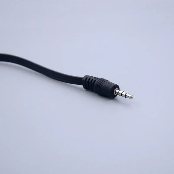 2024 NUEVO 3,5 mm Jack a 3 RCA Video de audio masculino AV Cable Aux Cable estéreo 3RCA Convertidor estándar Cable para altavoces TV CD Player 1.5m