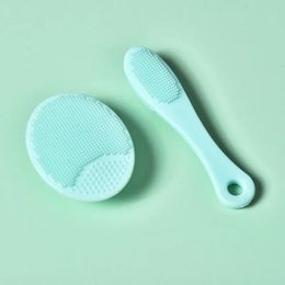 2024 new 3D Face Cleaning Massage Brushes Face Wash Product Skin Care Tool Double Side Silicone Face Cleansing Brush PortableFace Massage