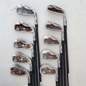 2024 Nouveau 4 étoiles Iron Set Honma S-08 Golf Clubs 4-11AWSW R / S / SR FLEX ARMRQ GRAPHITE SHAFT AVEC COUVERT