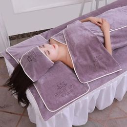 2024 new 5pcs Superfine Fiber Soft Bath Towel Beauty Salon Bed Linen Comfortable Turban Sofa Massage SPA Plain Bath Dress Beach Towelfor
