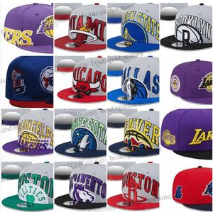 2024 NEW America Basketball LA LC HEAT OKC CITY chapeaux sport 32 équipes football baseball Snapbacks chapeaux Hip Hop Sports 10000 designs chapeaux