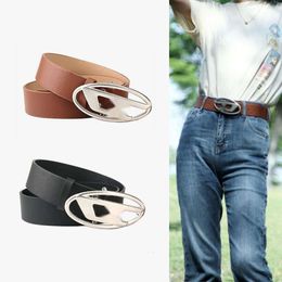 Ceinture en alliage pour hommes et femmes, avec boucle en alliage en forme de D, décorative, de styliste, nouvelle collection 2024