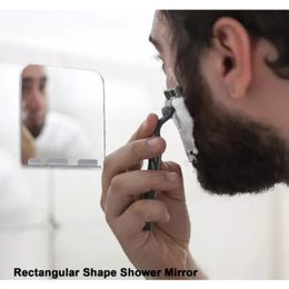 2024 Le nouveau miroir anti-croûte n'est pas facile à casser le rasage de la salle de bain de voyage Miroir anti-buas