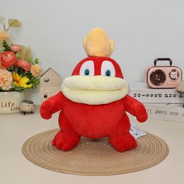 2024 Nieuwe Collectie 20Cm Fire Spike Plushie Rode Kleur Bowser Pluche Kids Playmate Knuffels Spel Speelgoed Kinderen Speelgoed