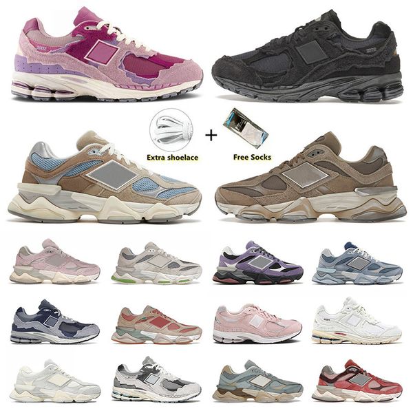 New Balance 9060 Nb 9060 New Balanace Shoes 9060 2002r 530 990 V3 Shoes Men Women On Cloud Cherry Blossom Bricks Wood Blue Haze Sea Salt【Code ：L】Protection Pack Pink Sneaker Dhgate