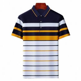 2024 Nueva llegada 95% Cott Polo Shirt Hombres Manga corta Multicolor Summer Fi Polo Shirt Ropa de estilo coreano 83wQ #