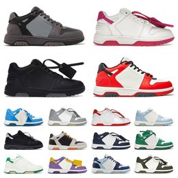 Off White Out Of Office Sneaker Womens Mens Outdoor Shoes Black White Pink Light Grey Navy Blue Fuchsia Pink【Code ：L】Orange Designer Sneakers Trainers