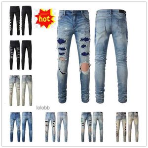 2024 Nouveautés amirly Mens Designer de luxe amiris amirir Denim Jeans Trous Pantalon Jean COOLGUY Biker Pantalon Homme Vêtements # 024