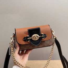 2024 Nouvelles arrivales Femmes Top Luxury Classic Classic Designer Sac Crossbody Mini Brie Vilde Gold Sliver Chain Sacs