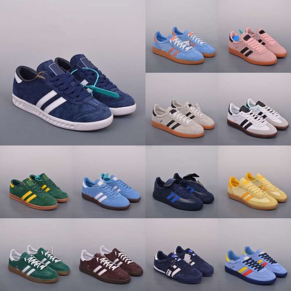 2024 NOUVEAU COMPRÉTÉ 10A Retro Mirror Quality Designer S Chaussures décontractées pour hommes Femmes Spezials More Style Color Handballs Trainers 36-45