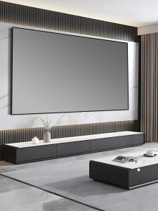 2024 NIEUW ZWART CRYSTAL ALR PROJECTOR SCHERM OMMIKICHTLICHT VAARDIGENDE VAST frame 1 cm Ultra smalle ring CLR 4K 8K 3D -projectie