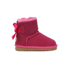 2024 Nieuwe Laarzen Kinderlaarzen Australië Snowboot Designer Kinderschoenen Winter Klassieke Ultra Mini Boot Botton Baby Jongens Meisjes Enkellaarsjes Kid Bont Suede128