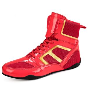 Chaussures de boxe antidérapantes pour hommes et femmes, chaussures de combat professionnelles pour jeunes, chaussures d'entraînement de lutte, taille 35 à 47, nouvelle collection 2024