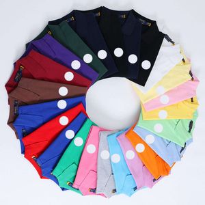 2024 NUEVA marca para hombre polos camisetas Pareja de verano Multicolor Marca bordada Letras sueltas Cuello redondo Algodón Tamaño asiático S-2XL polos para hombre