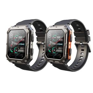 2024 Nieuwe C20 Pro Smart Horloge Voice Assistant BT Draadloos Bellen Business Outdoor Sport IP68 Waterdicht Horloge Voor Android iOS