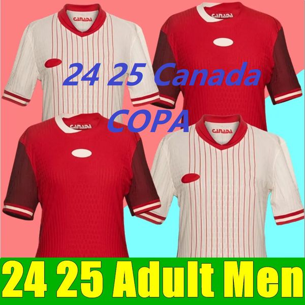 2024 New Canada Soccer Jersey Copa America Cup Kid Kit 2025 Canadian National Team Football Shirt 24 25 Home Away Player Version Buchanan Davies David