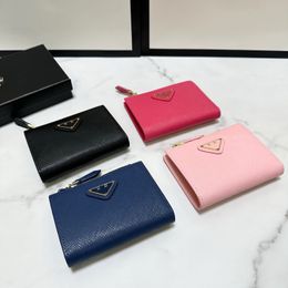 2024 Nouveaux détenteurs de cartes Saffano Mode Portefeuilles Porte-monnaie Sac LuxuryDesigner Portefeuille Bourse pour femmes Hommes Petit portefeuille en cuir Saffiano