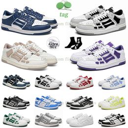 2024 Nouvelles chaussures décontractées Grape Chaussures décontractées Chaussures de la chaussure Blue en cuir bleu Blanc Outdoor Shoe Run Shoes Platform des Chaussures Green Youth Trainers