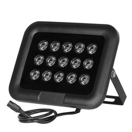 2024 Nuevos LED CCTV 15IR Infrarrojo Illuminador Illuminador Infrarrojo IP65 850 nm Visión nocturna de metal Visión nocturna Luz de relleno de CCTV para la cámara CCTV para