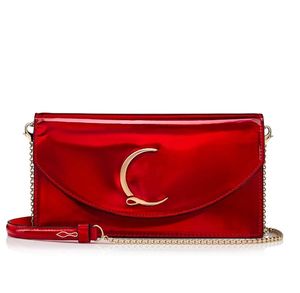 2024 Nieuwe CL Designer keten Tas Klinknagel High-end Womens Handgemaakte Lederen Schoudertas Klassieke Letter Mode Essentiële Rode Onderkant Tas Messenger Bag