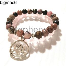 2024 Nouveau bracelet de charme de mode classique MG0709 Bracelet de lotus en pierre de diamant Bracelet de yoga Mara pour femmes nouvellement conçu, bijoux de créateur élégants de haute qualité