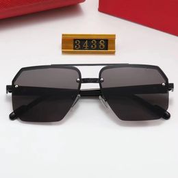 2024 Nieuwe klassieke gepolariseerde zonnebril dames mannen oversized frame broedglas beschermende bril bril UV400 lens zonneglas unisex en accessoires cadeau tt