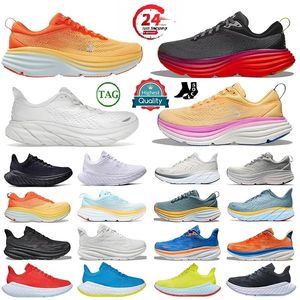 2024 Nouveau Clifton8 9 Bondi 8 X2 X3 Chaussures de sport Chaussures de course Chaussures de sport Coussiné Respirant Mode Hommes et Femmes Top Designer Chaussures de sport décontractées Taille 36-45