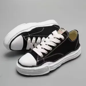 2024 NOUVEAU Co marque MMY Dissolving Shoes Designer Casual Chaussures Maison Mihara Yasuhiro vert épais semelles amoureux papa sport chaussures de planche décontractées