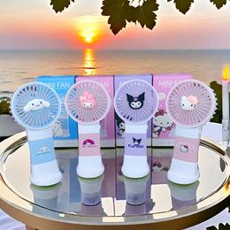 2024 NOUVEAU CARTONIR CARTOn Table Portable Top Handheld Gending Electric Fan Portable Fan Fan Factory Wholesale Stock