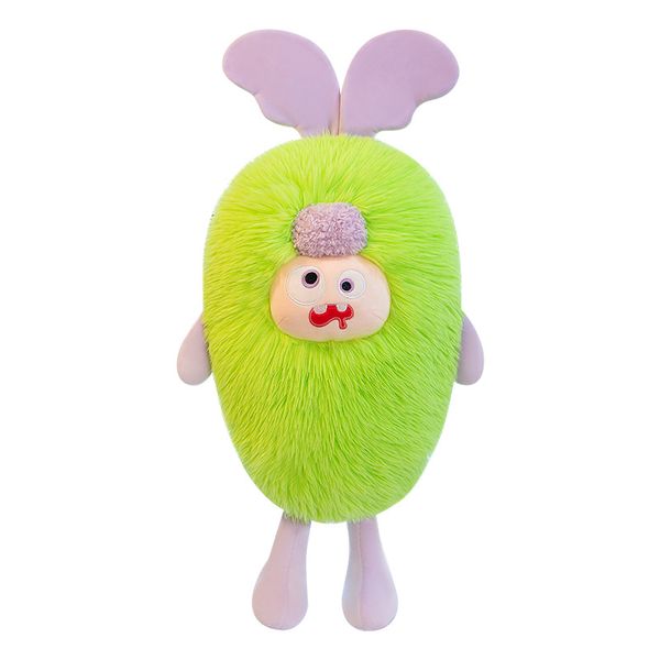 Peluche monstre Dopamine carotte, jouet mignon, oreiller pour fille, poupée confortable pour dormir, grande poupée, vente en gros, nouvelle collection 2024