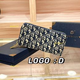 2024 Nouveau sac de créateur Sac de luxe Sac à bandoulière Lady Crossbody Bag Sac homme Long Portefeuille Broided Femme pour femmes Handheld Bag Explosif Money Clip Card Carte de carton Portefeuille Crowd