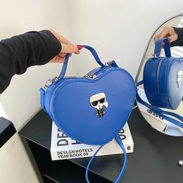 2024 Nieuwe designer tas Valentijnsdag hartvorm Crossbody tassen voor vrouwelijke lederen schoudertassen mode handtassen