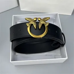 2024 Nieuwe Designer Riem Merk Heren 4.0 cm Dames 3.0 cm Zwaluw Gesp Riem Klassiek Echt Leer Trend Mode Vrije tijd Vogel Gesp Koeienhuid Riem Riem Geschenkdoos Groothandel