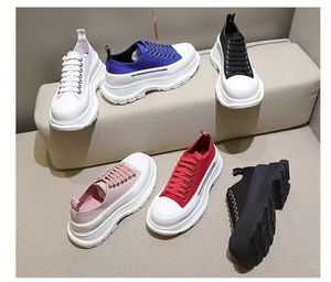 2024 Nieuwe ontwerper Casual Mesh Flat Mens Women Shoes Platform Smooth Sneakers Leather Suede Veet Flats Lace Up Chaussur de Espadrill Chaussures Sports Trainers